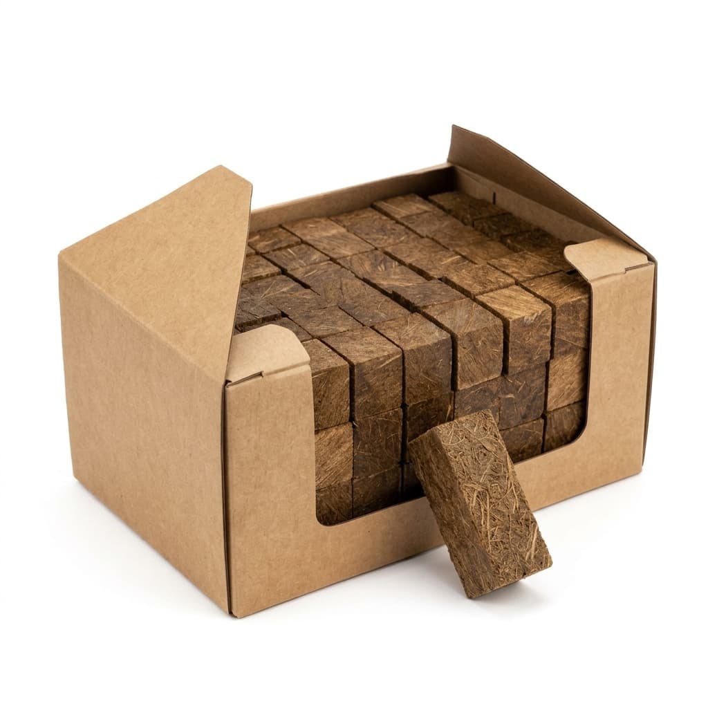 Chauffe au Bois — Cubes allume-feux écologiques Boîte de 100 Séchage Naturel