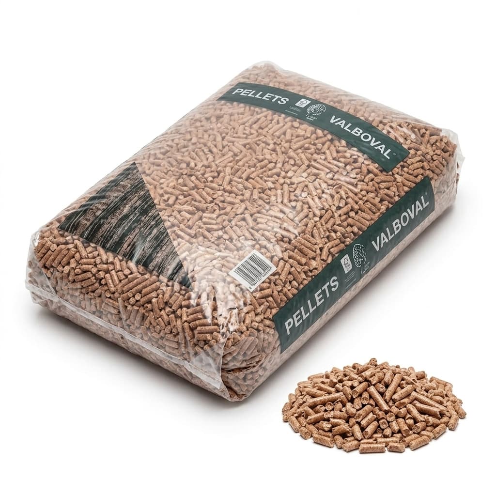 Chauffe au Bois — Pellet Valboval Palette de 65 sacs de 15 kg Forêt Française