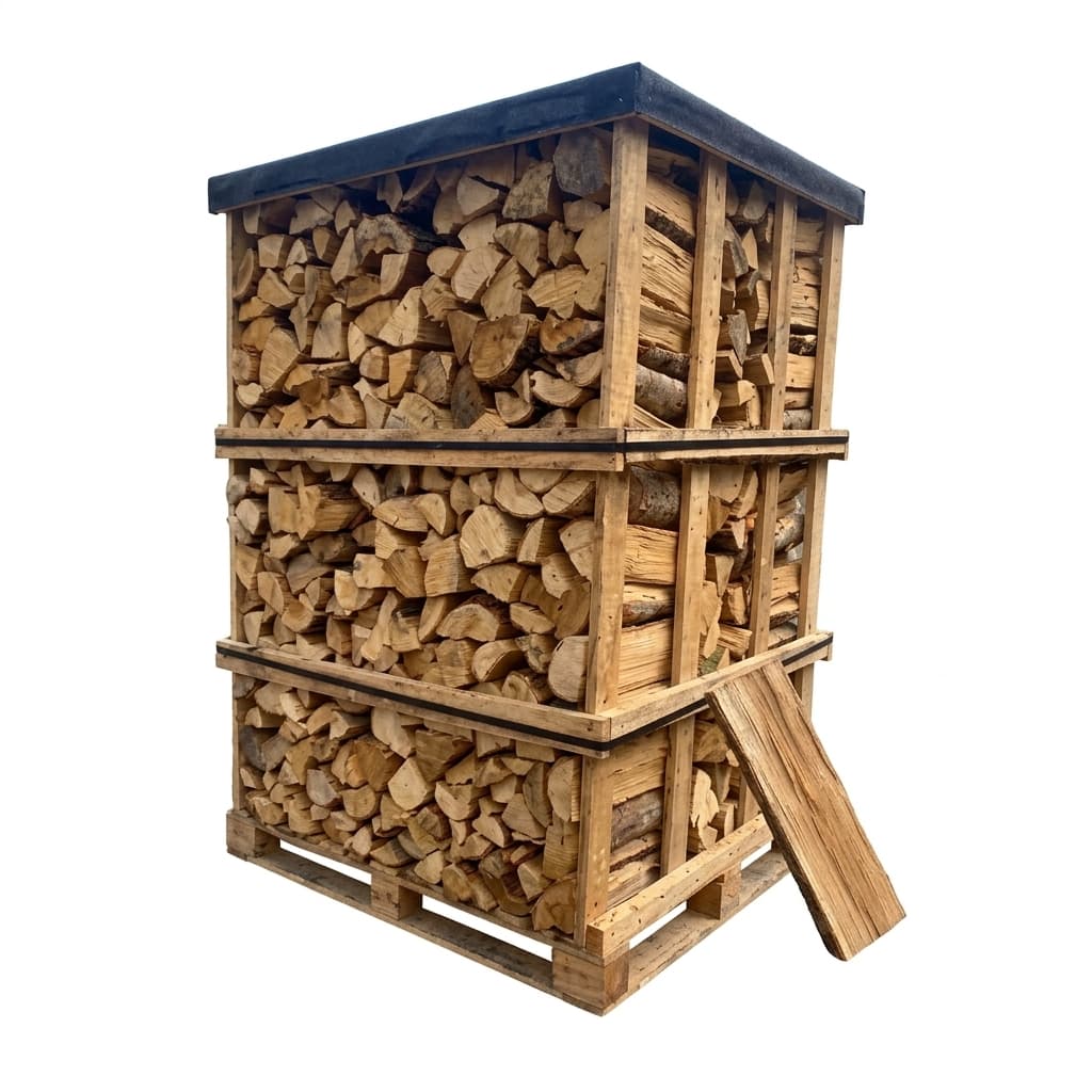 Chauffe au Bois — Mélange de bois durs 50cm Palette de 2,5 stères Séchage Naturel
