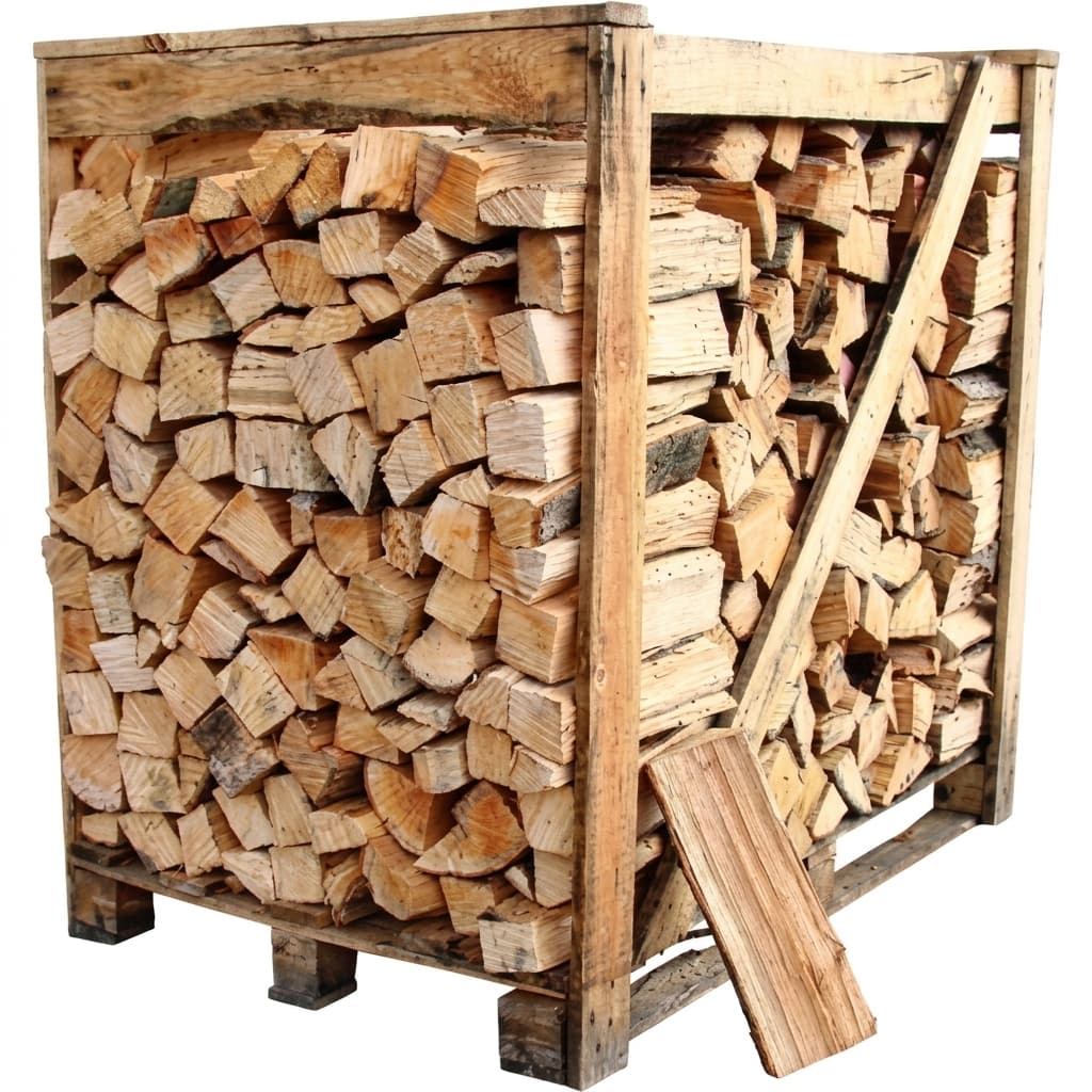 Chauffe au Bois — Bois de chauffage 25 cm Palette 1,2 M3 1,6 stères Séchage Naturel